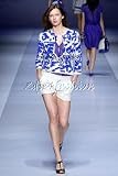 $3855 New ETRO Purple Tan Beaded Cropped Jacket 44 / 10