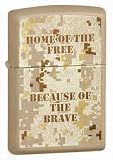 Zippo Home Of The Free 肌触りがイイ メッセージ ジッポ 24351
