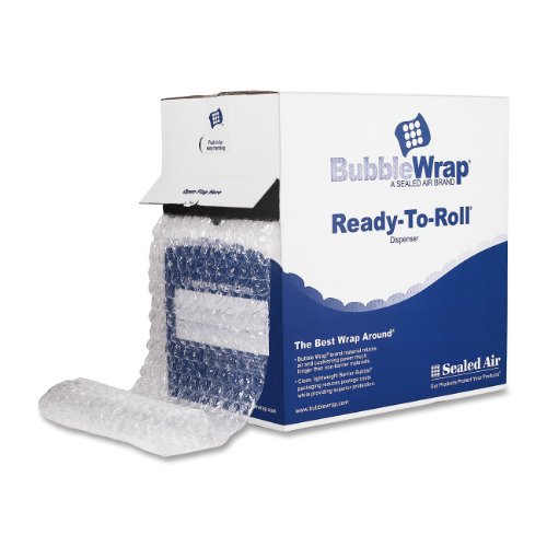 Quality Park Sealed Air Bubble Wrap in a Ready to Roll Dispenser Carton, 12 Inches x 100 feet (SEL48561)