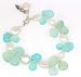 Two-tone Chalcedony Bracelet with Coin Pearls