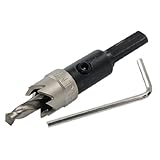 uxcell　ホールソー　HSS　ホールカッター　ツイストドリルビット　トライアングルシャンク　パイロットドリル径5mm　穴ソー直径13mm