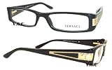 Versace - Versace 3070B Eyeglases Eye Glass Unisex Frame Black Size 52