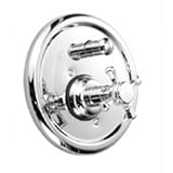 JADO 818 CROSS PB TUB/SHOWER VALVE & TRIM-PC
