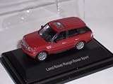 LAND ROVER RANGE SPORT RED 1/87 HO H0 SCHUCO MODEL CAR