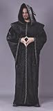 GOTH PRIEST ROBE HOOD W/COLLAR