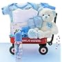 "All Boy" Baby Boy Gift Basket