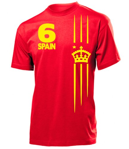 SPANIEN FUSSBALL EM 2016 FANSHIRT 3211(H-R) Gr. XL