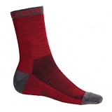 Giordana Merino Wool Cycling Socks - Red w/ Grey Accents - GI-SOCK-WOOL-RDGY