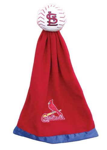St. Louis Cardinals MLB Baby Security Blanket w/ Snuggle Ball