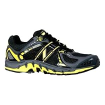 New Balance Men's MT909 Trail Running Shoe,Black/Yellow,12.5 EE