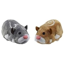 Zhu Zhu Pets Hamsters Set of 2 - Mr. Squiggles and Num Nums