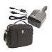 On the Go DVD Player Case with Car Power Adapter / Accessory Power DC-to-AC Mobile Inverter with USB port for all USB compatible devices for Select 10 Portable DVD Players