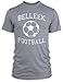 Vintage Distressed Belleek Football Tri-Blend T-Shirt