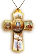 Caridad Cobre Necklace with Cord, 2 x 1.5" - MADE IN ITALY