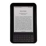 GTMax Black Silicone Skin Soft Cover Case for Amazon Kindle 3