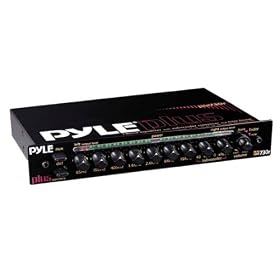 PYLE PLE730R 7-Band Rotary Control Pre-Amp Equalizer w/Subwoofer Control