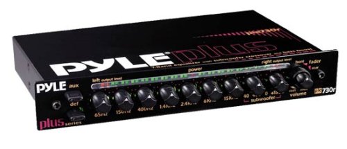PYLE PLE730R 7-Band Rotary Control Pre-Amp Equalizer w/Subwoofer Control