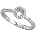 14K White Gold Channel Set Diamond Semi Mount Engagement Ring