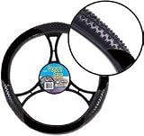 Elegant 18011 Black Power Grip Steering Wheel Cover