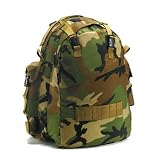 Woodland Camouflage Enhanced Nylon Special Assault Pack by Army Universe