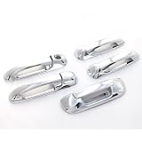 02-08 Dodge Ram 1500 (4 Doors) Chrome Door Handle & Tailgate Covers by EZ Motoring