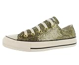 Converse Women's All Star Chuck Taylor Party Sparkle Ox Casual Shoe Gold