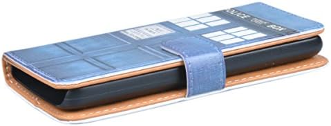 For LG G2 Mini Case, CaseEver Blue Pattern Fashion Premium PU Leather Wallet Folio Flip Protective Case Cover Skin for LG G2 Mini, Book Style Stand Function and Credit Card Slot Holster Case for LG G2 Mini