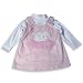 Search Our Specialty Mall : Picture Me by Austin & Ashley - Toddler Girls Long Sleeved Jumper Dress Set, Pink, White (Size 3T)