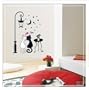 Home Decor Mural Art Wall Paper Stickers--Dating under the street lamp SWST-07
