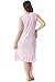 Casual Nights Women's Fancy Lace Trim Sleeveless Nightgown