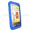 Samsung I900 Omnia Protector Soft Case Silicone Rubber Cover Blue