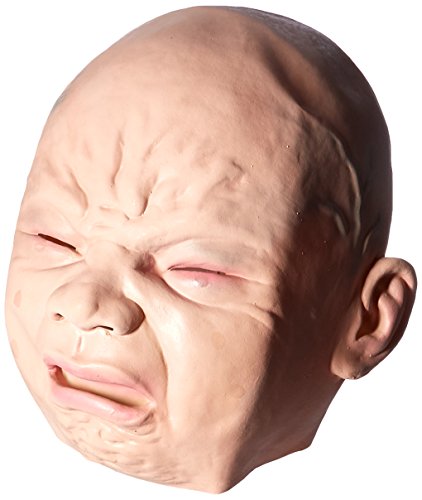 CreepyParty Deluxe Novelty Halloween Costume Party Latex Human Head Mask Man
