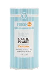 Fresh Dog All Natural Dry Shampoo Powder for Dogs and Puppies, 12 ounces