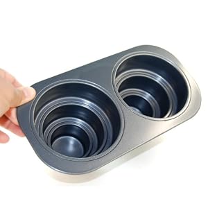 2 CUP NON-STICK 3 TIERED CAKE PAN by 