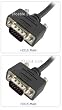 Ultra Thin VGA HD15 Male to Male Triple Shielded Cable 2 ft