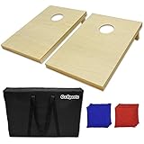 GoSports Regulation Size Wooden CornHole Set
