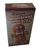 Giant Gingerbread Man Kits Christmas Holiday Gift Pack of 3