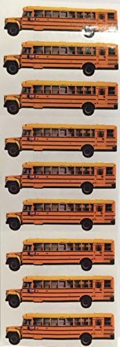 School Bus Stickers - 6 Sheets