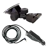 Quality Replacement Window Mount Holder + Genuine TomTom Car Charger for TomTom GO 510 710 910 - by Easy Mount
