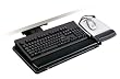 3M Lever-Adjust Keyboard Tray with Adjustable Platform, 21-3/4 Inch Track (AKT100LE)