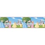 Blue Mountain Wallcoverings DS026241 Fantasy Princess Self-Stick Wall Border, 5-Inch by 15-Foot
