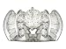 EGL Certified 2.11 cts Diamond Engagement Ring 14Kt White Gold