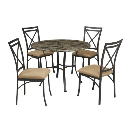 Dorel Asia Wm3669 Faux Marble Top Dining Table Set Coconuas201