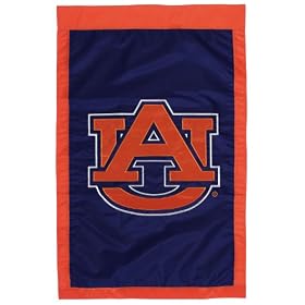 NCAA Auburn Tigers Double Sided 29 x 44-Inch Applique Flag