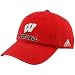 adidas Wisconsin Badgers Cardinal Football Slouch Hat