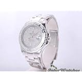 ROLEX YACHT-MASTER Mid-Size Watch in Steel & Platinum Bezel Watch 168622 by Rolex