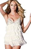 VIVILLI Sexy Lace Babydoll-White Picture
