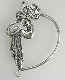 A Delightful Fairy Design from the Turn of the Century on This Ear Wrap. Sterling Silver This Fits the Left Ear Only.