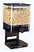 Zevro TSO100 Indispensable 17-1/2-Ounce Cereal-and-Snack Dispenser, Black