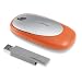 Kensington Ci75m Wireless Notebook Mouse in Orange and Silver K72288US